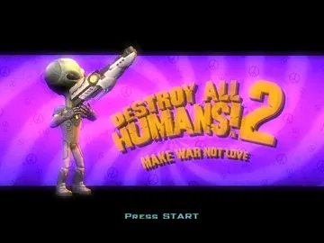 Destroy All Humans 2 (USA) screen shot title